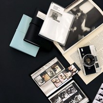 삽입식 앨범 인생 네컷 속지 4컷 앨범 4x6 커플 포토, 블랙
