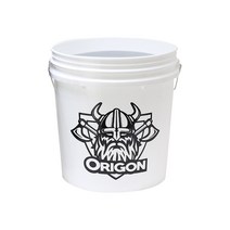 오리곤 세차 버킷 (셀프 세차 용품 그릿가드 양동이 바스켓), 02.오리곤 세차버킷 18L _ 화이트