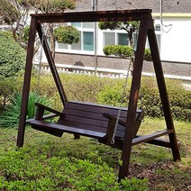 인트리협동조합 DIY 목공체험 목공수업 만들기재료 -3인용 야외 흔들 그네, 무도장+지붕 추가