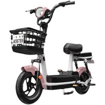 전동 스쿠터 바이크 출퇴근 전기 이륜차 배달용, 상세 페이지 참고, 녹색 12A 리튬 배터리 탑재 48V