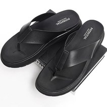 남자조리 심플 미니멀 실내화 브랜드 여름 쪼리 쿠션 4cm