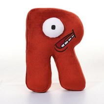 (에서 선박 us) 영어 알파벳 로어 봉제 동물 인형 장난감 를위한 선물 교육 알파벳 로어 (A-Z), R