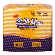 홈센서골드 성인용기저귀 10매입, 10개