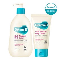 더마비 데일리 모이스처 바디로션 400ml + 바디크림 200ml 세트, 1세트