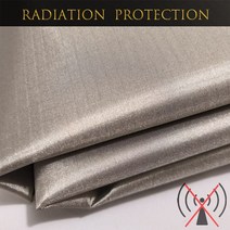 전자파측정기 emf 측정기 산화 방지 패러데이 구리 니켈 패브릭 전도성 천 군용 등급 RF 차단 EMF 차폐 격자 무늬 립스톱 유형, 1.1 meter long
