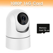 베이비 캠 모니터 PTZ카메라 Larmtek IP 카메라 5G WiFi 1080P 미니 실내 CCTV 보안 2K 4MP AI 추적 오디오 비디오 감시 Alexa와 함께 작동 SD, 2MP 16G Card_CHINA | EU 플러그, 02 2MP 16G Card_02 미국 플러그