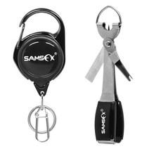 핀온릴 라인커터 SAMSFX-프로 패스트 낚시 퀵 매듭 도구 네일 매듭묶기 라인 커터 클리퍼 니퍼 w/징거 견인기 태클 액세서리, [04] Black Tool Kit 2