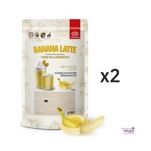 (2개)까로망 바나나 라떼 파우더 500g 프라페, 2개