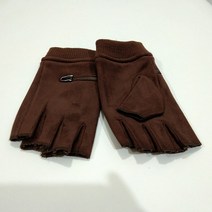 육군 군사 전술 반 손가락 사이클링 장갑 겨울 따뜻한 남자 여자 스포츠 등산 휘트니스 운전 딱지 특수 부대 B50, 한 사이즈, 스웨이드 가죽 브라운