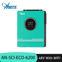 ANERN 하이브리드 태양광 인버터 오프 그리드 연결 듀얼 MPPT 입력 출력 충전기 240V 102KW 82KW 48V, 1.ANSCIECO62WIFI - 48V - 22024