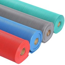 미끄럼방지 매트 욕조 욕실 PVC 샤워실 발판 패드 15m, 폭1.2m 길이15m 두께4.5mm 그린