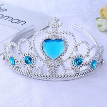 브로키 왕비공주 왕관 3종 파티 머리띠 파티소품, 03 왕비왕관_블루