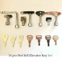 엘리베이터 키 세트 2801 제어 기계 룸 체인 14 개 핫, 한개옵션0