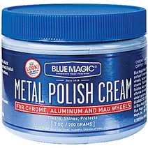 Blue Magic 블루매직 올메탈 크롬 알루미늄 마그네슘 휠 광택제 200g, 1개