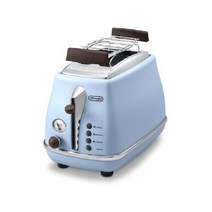 독일직배송 드롱기 De Longhi Icona 빈티지 CTOV 2103BG 토스터 복고 토스트기 팝업토스터기, 단품, 스카이