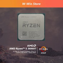 AMD Ryzen 5 3600XT R5 3.8 GHz 6 코어 12 스레드 CPU 프로세서 7NM 95W L3 32M 100-000000281 소켓 AM4 냉각기 미포함