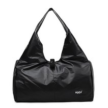 여행용 세트 여성용 더플 백 밤새 사이드 수트 여행 디자이너 ToiletryTote 스포츠 골프 숄더 핸드백 여성 화장품 피트니스, [02] Black