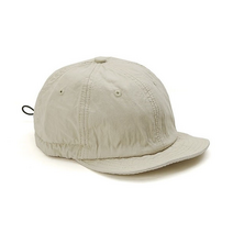 챙짧은모자 스트링 머리둘레 조절 빈지티 무지 캡모자