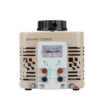 TDGC2-1KVA 변압기 레귤레이터 디지털 가변 변압기 AC 1000W 220V Catu Daya Fase Tunggal, 02 needle display