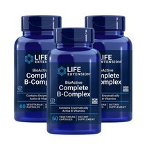 라이프익스텐션 B-Complex 비타민B 콤플렉스 60정 3팩, 단품, 단품
