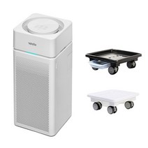 교원 웰스 KW-A09W1 공기청정기 이동식 바퀴 받침대 마이플랜트, 블랙