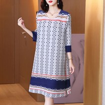 고급 레트로 봄 여름 중년 여성 원피스 엄마 상견례 옷차림 부모님 모임룩 하객룩