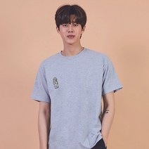 키밍 하루방 제주도 그래픽 캐쥬얼 반팔티