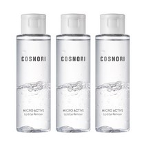 코스노리 마이크로 액티브 립앤아이 리무버, 100ml, 3개