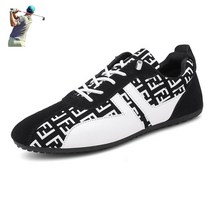 여름 남성용 주니어 명품스타일 클래식 가성비 골프화 키높이 기능용 신발 블랙 신발 용 봄 가 잔디 신발 통기성 미끄럼 방지 골퍼 운동화 트레이너