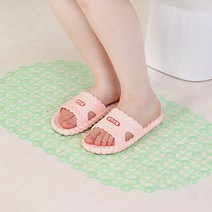 욕실 논슬립 매트 샤워 욕조 화장실 욕실 욕실 욕실 욕실 바닥 매트 가정용 매트 문 매트, 녹색[참고:미끄럼타일사용할]