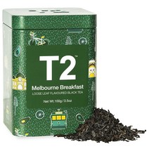 T2 Tea 멜버른 브렉퍼스트 블랙 티 리미티드 에디션 틴 3 5온스 (T125AI115)