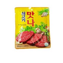 J-MALL 대상청정원 쇠고기맛나 100g부터 1kg까지 조미료 양념, 100g, 3개