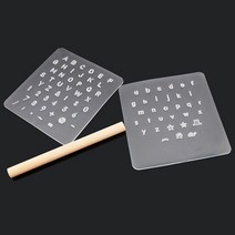 가죽공예독학 가죽공예도구 가죽공예재료 DIY 영어 문자 가죽 템플릿 번호 공예 스탬핑 알파벳 핸들 펀치, 01 1 set