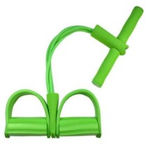 무브텐션밴드 전신근력운동 실내로잉 요가운동밴드 4 저항 다리 풀 로프 페달 운동기 훈련 장치 복부 밴드 홈 체육관 운동 훈련 피트니스 장비, 초록, green+green