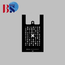 친환경 생분해 약국봉투 블랙 - 중 / 1000개