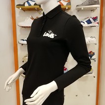 루이까스텔 22년 FW신상 여성 간절기용 부클자수 기본 요꼬에리 카라 긴팔티셔츠