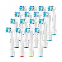 전동칫솔 교체 브러시 헤드 Aster Replacement Toothbrush Heads - 16 Pack Compatible with 오랄비 Braun Professional E, 16 Count (Pack of 1)