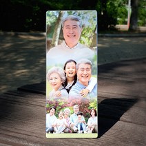 위패형 납골당 추모액자 사진분할디자인, 화이트선분할디자인, 메탈거치대