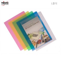 현풍/PP L홀더 A4 1팩10개입, 청색