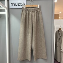 [무자크] 헤링본 밴딩 와이드 팬츠 M8WPT21