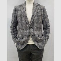 가르시아 가을 겨울 세미 슬림핏 아이보리 모직 빅사이즈 남자 콤비 자켓 정장 블레이져