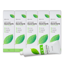 부광약품 안티프라그 덴티허브 치약 130g, 5개