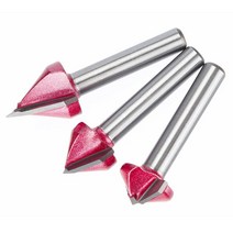 6x32mm CNC 조각 기계 목재 작업 3V 엔드 밀링 커터 텅스텐 코발트 합금 모따기 도구 1 피스, 04 150_01 6x32