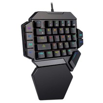 한손키보드 기계식 서든어택 게이밍 미니 작업용362177 L6, 공식 표준, 없음, 05.G7 멤브레인 키보드(무음 버