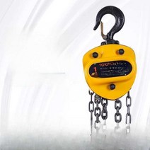 천장크레인 리프팅체인 상하차 소형 우인치 수동윈치, 국산삼각 1톤 3m(1세트 구입에 한함), 1개