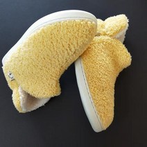 올겨울 패딩부츠 부츠 여성 겨울 레저 플랫 힐 플록 발목 라운드 토 옐로우 인조 울 코튼 슈즈 여성용