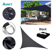 420D 방수 그늘막 햇빛 가리개 보호 그늘 항해 캠핑 천막 야외 캐노피 정원 파티오용 크기 AliExpress, Black+Mount Accessory