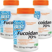 닥터스베스트 후코이단 300mg 베지 캡, 60정, 3개