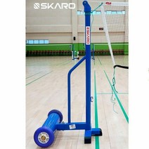 키밍 / 스카로 배드민턴 네트 지주대 이동 네트망 지지대 2, 노랑