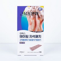 아텍스 테이핑 자석 패치 붙이는 이동국 파스 허리 H형, 본품4매+리필4매
